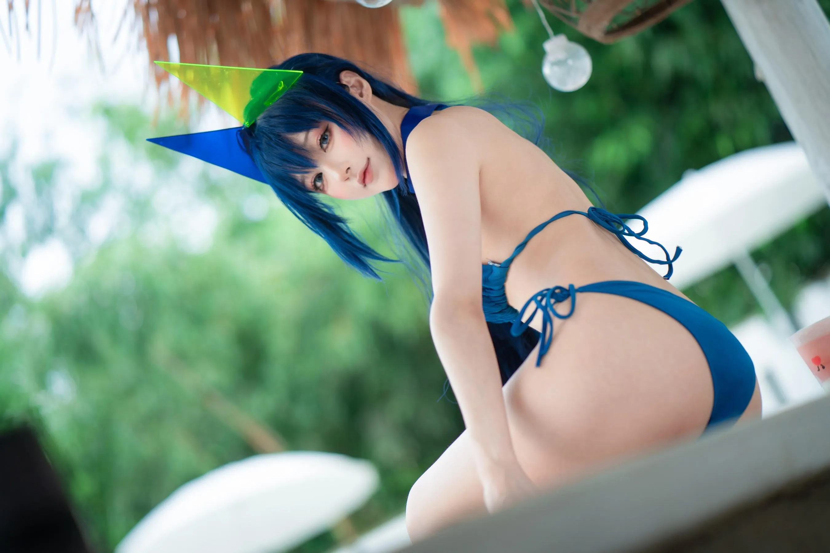 阿包也是兔娘 – NO.79 花园泳装 [37P]插图5